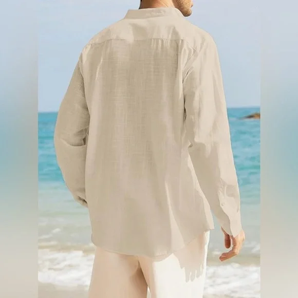 CooFandy Long Sleeve Button Down Shirt - NWT - Size XXL - Picture 2 of 11